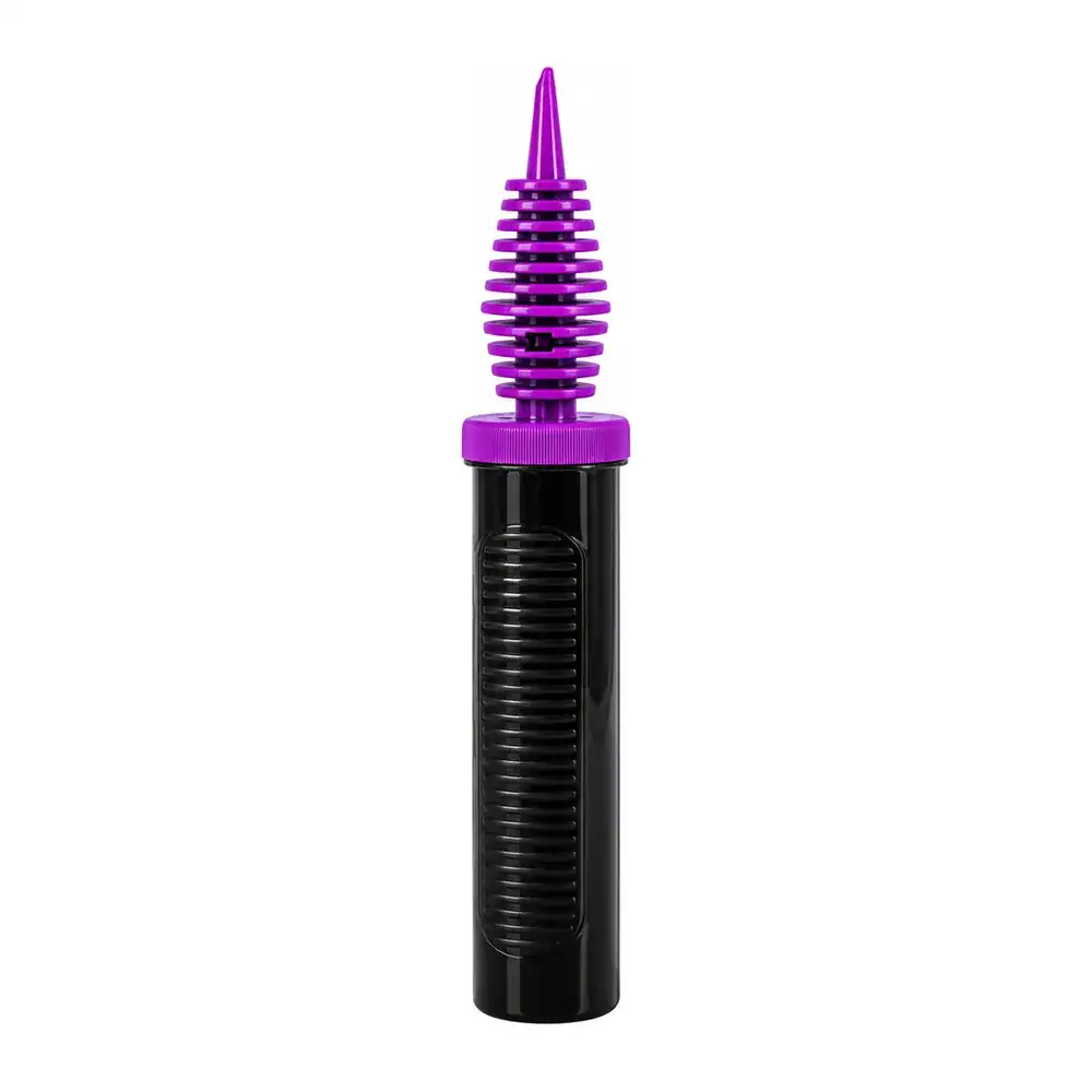 Bomba Manual para Inflar Globos Negro con Morado