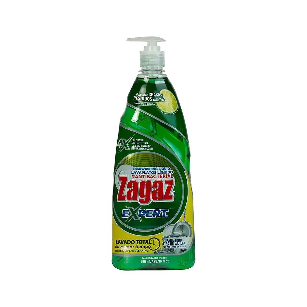 Jabón Zagaz Lavaplatos 750 mL Expert Cítrico