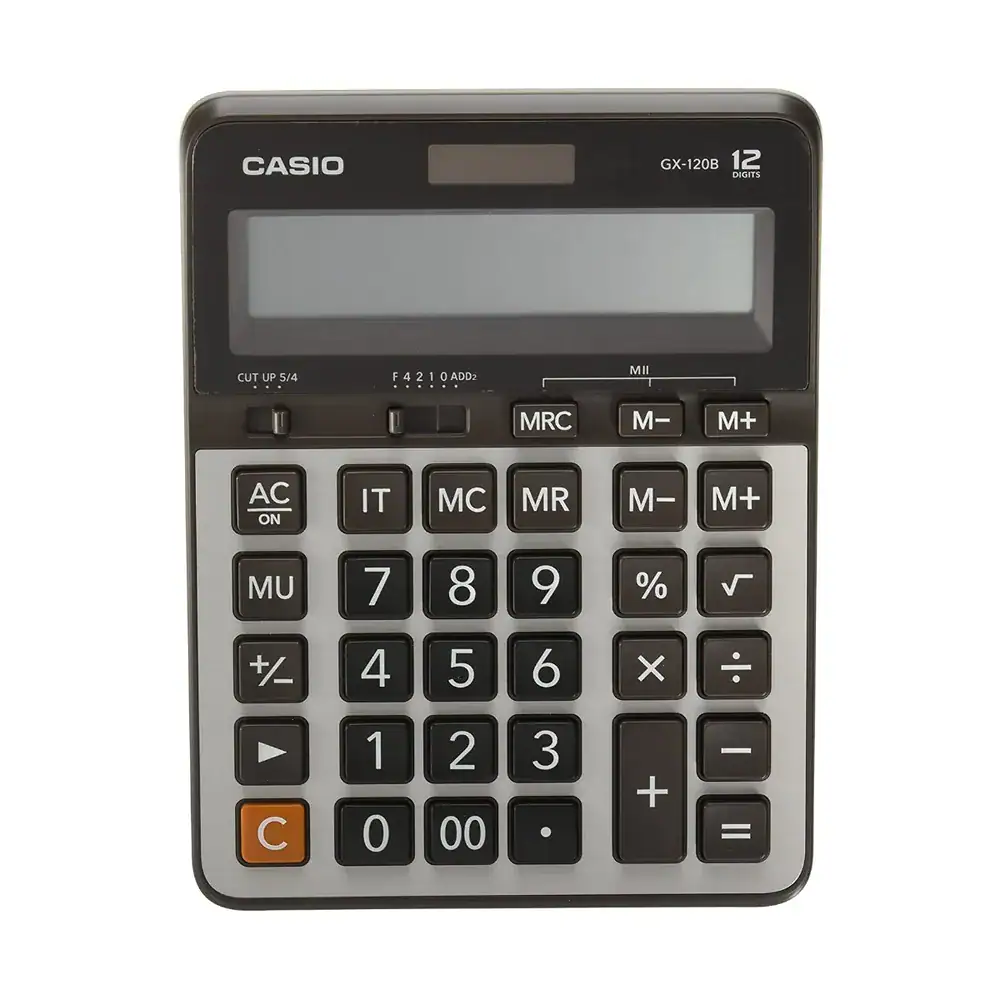 Calculadora Casio GX-120B-W-DC 12 Dígitos