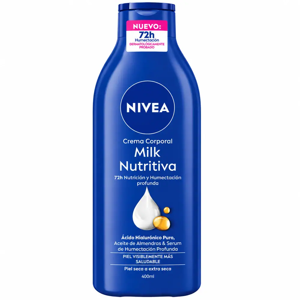 Crema Corporal Nivea Milk 400 ml