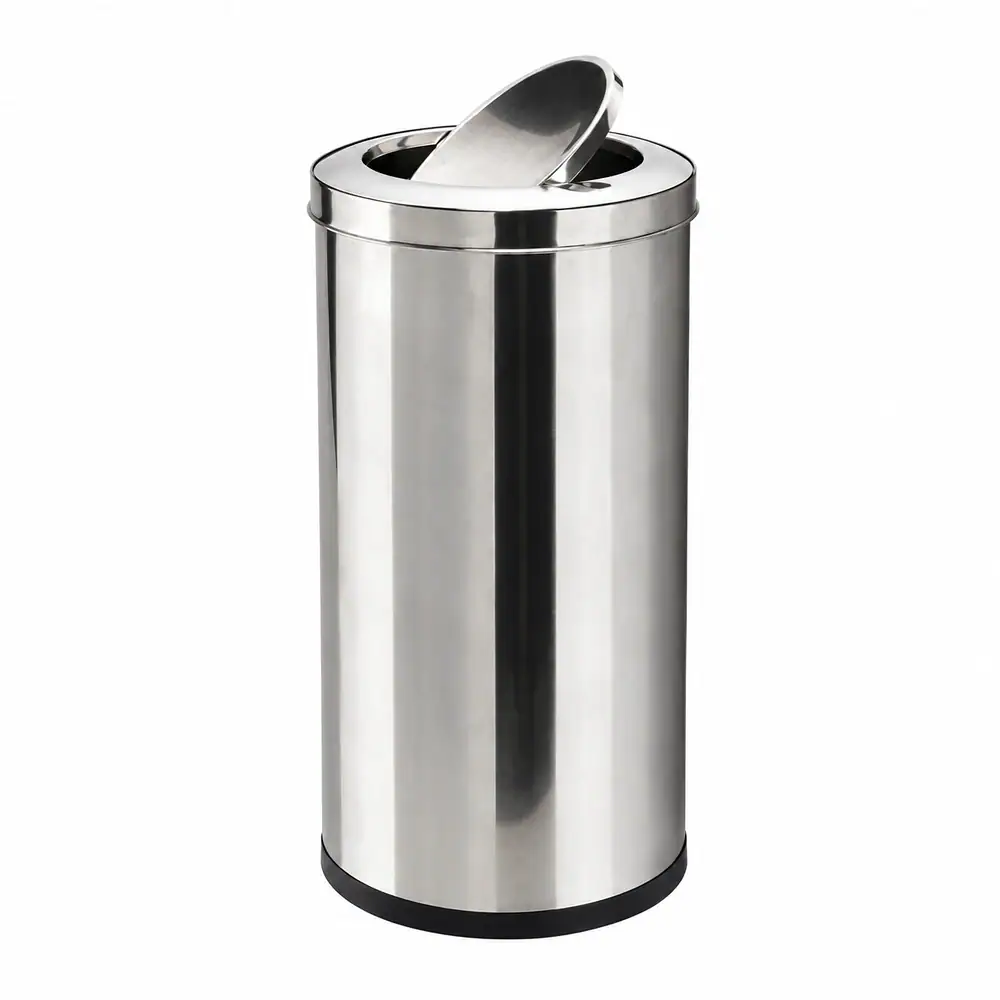 Basurero Acero Inoxidable Brinox 25 x 46 cm