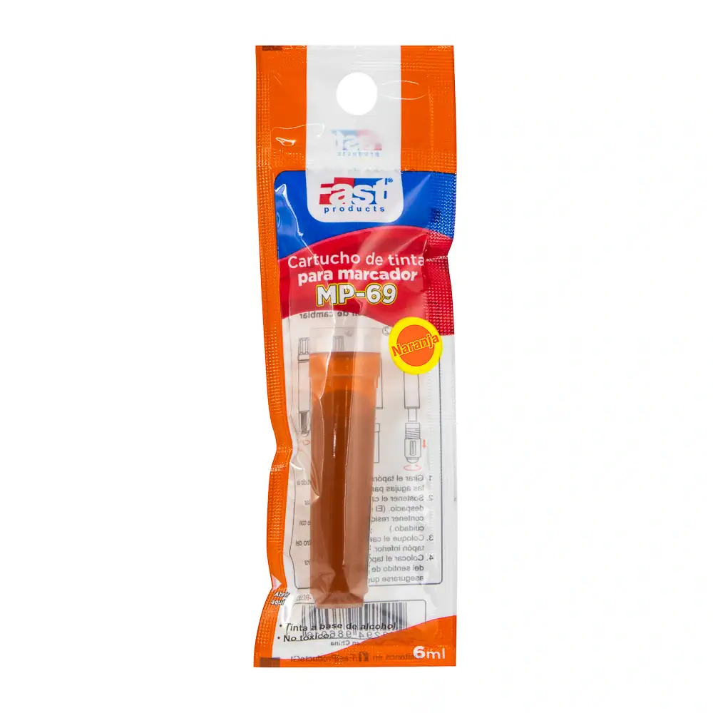 Cartucho de tinta FAST 6ML naranja