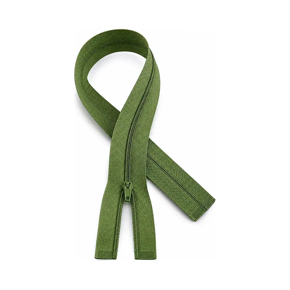 Zipper 50CM Verde