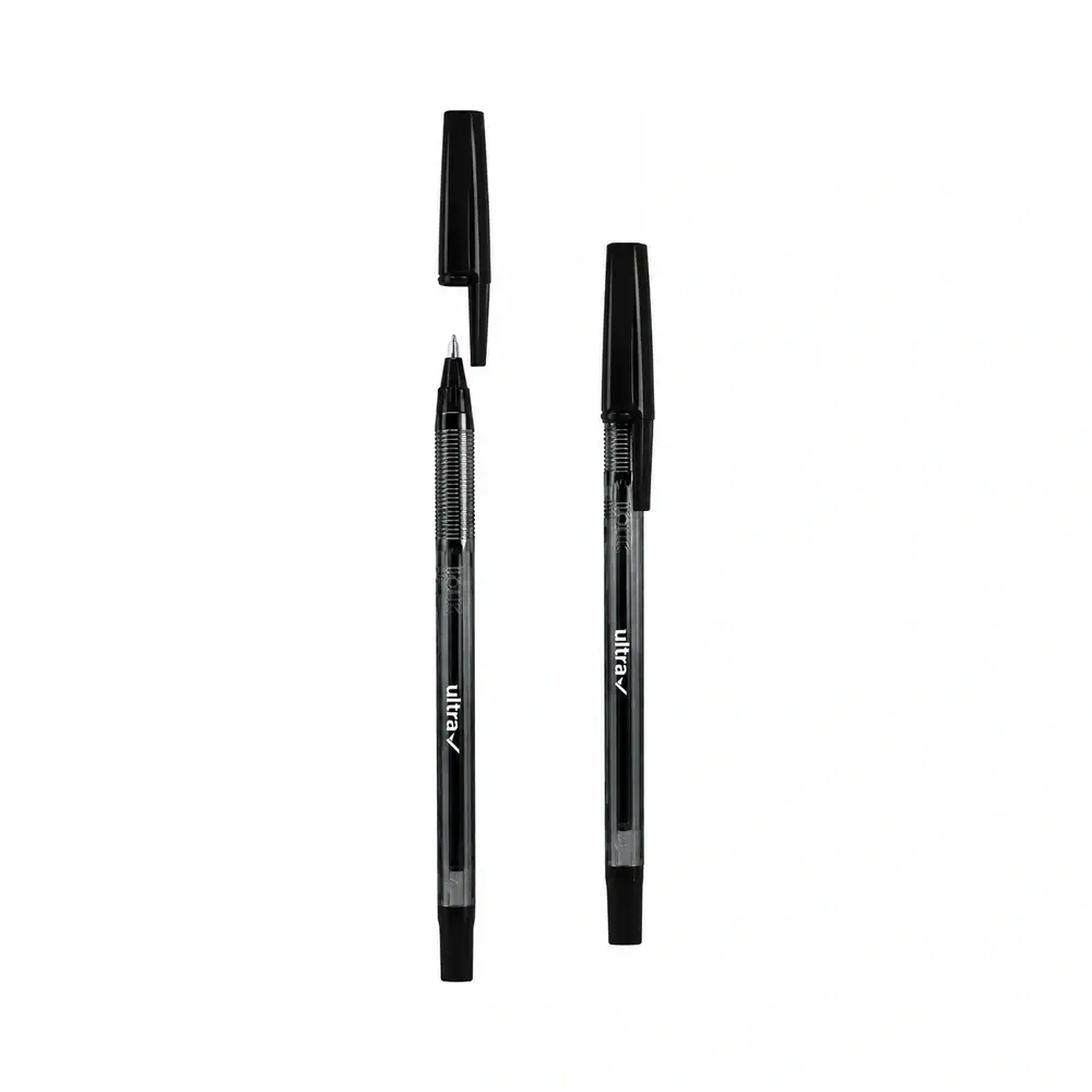 Bolígrafo Bolik Ultra Mediano Caja 12 Negro