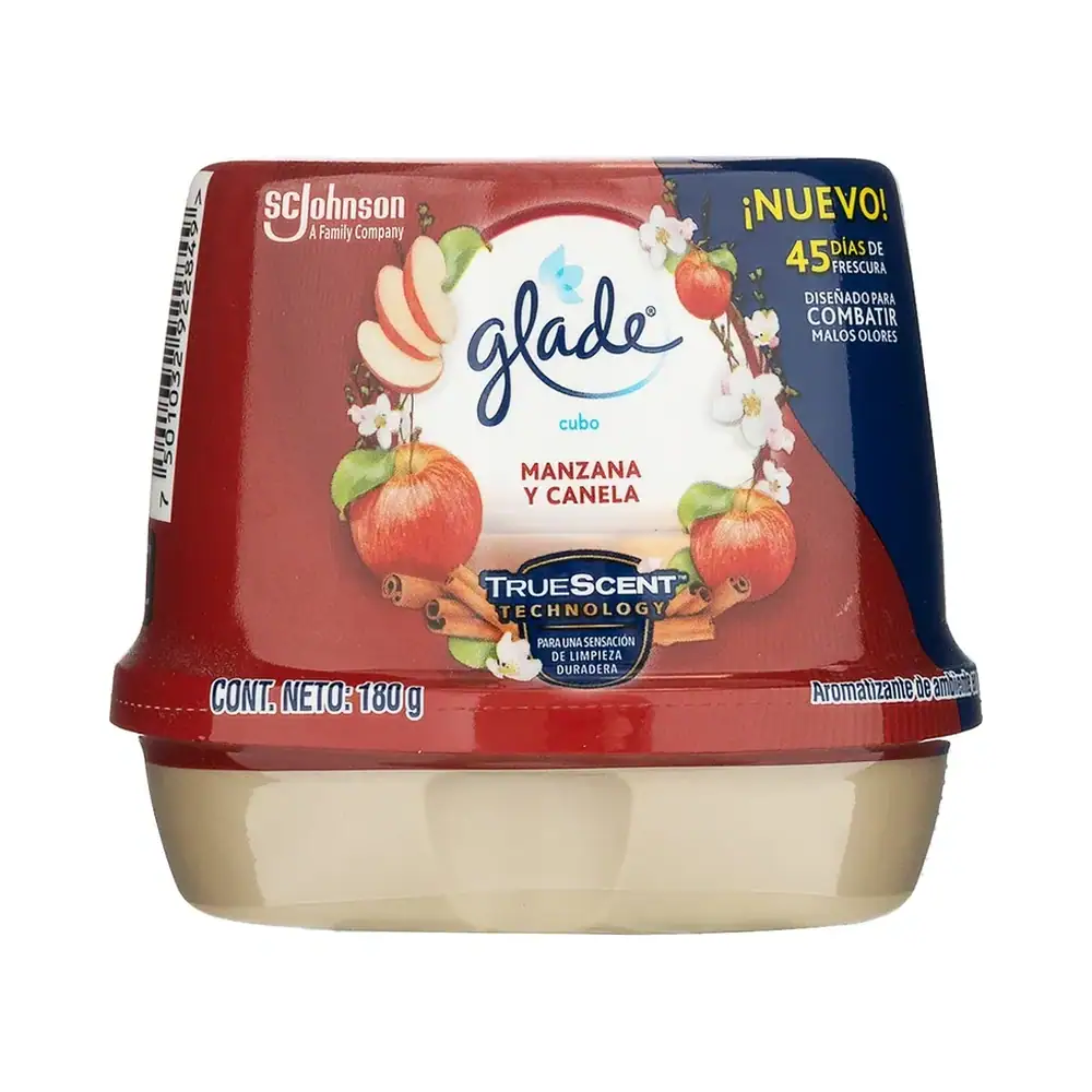 Aromatizante Glade Cubo Manzana y Canela 180 G