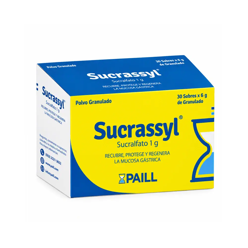 Sucrassyl Sucralfato 1G Caja 30 Sobres