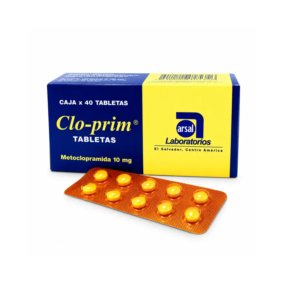 Clo-Prim Metoclopramida 10MG Blíster X10