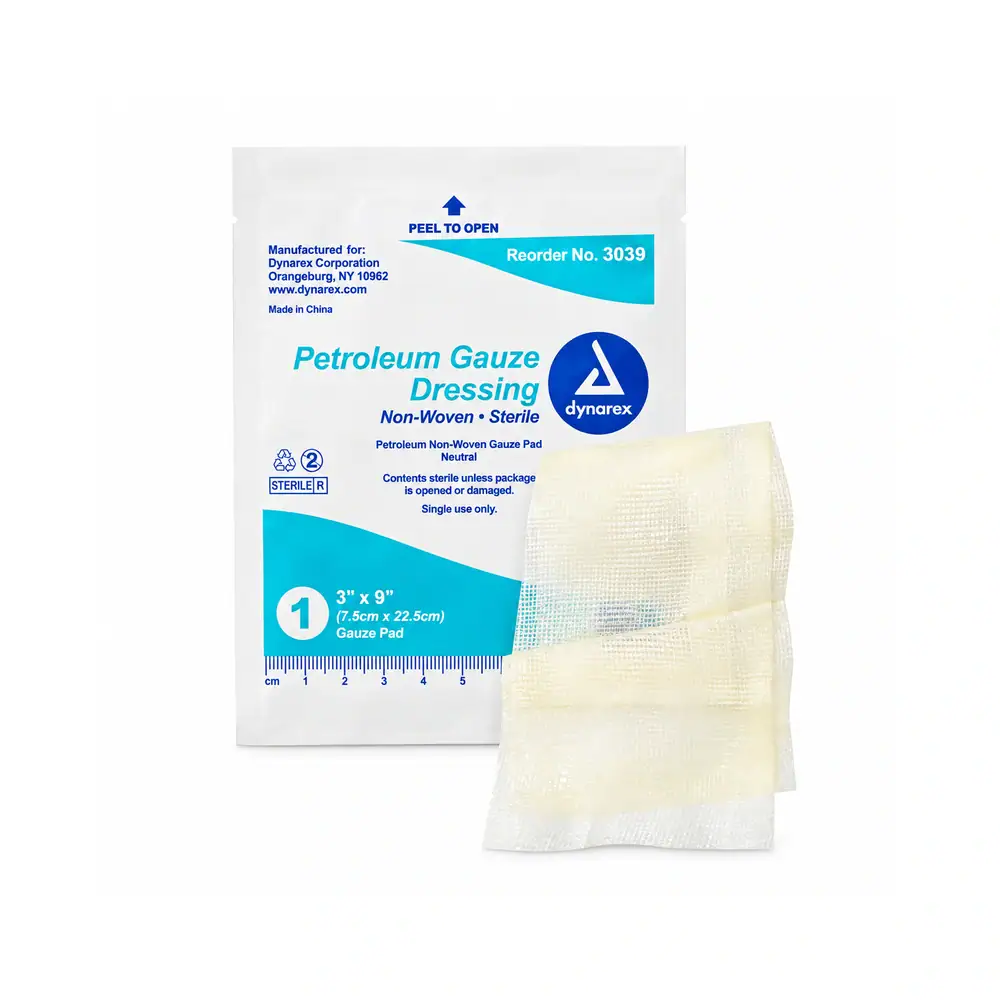 Gasa con Petrolato Vaselina 3 x 9