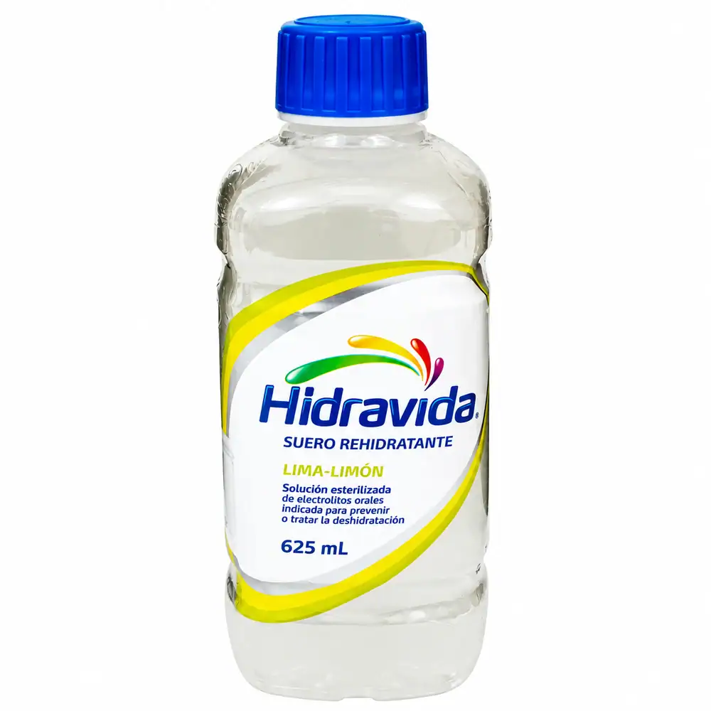 Suero oral Hidravida 625 ml lima-limón