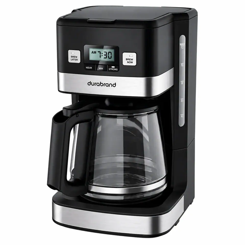 Cafetera Durabrand digital 12 tazas