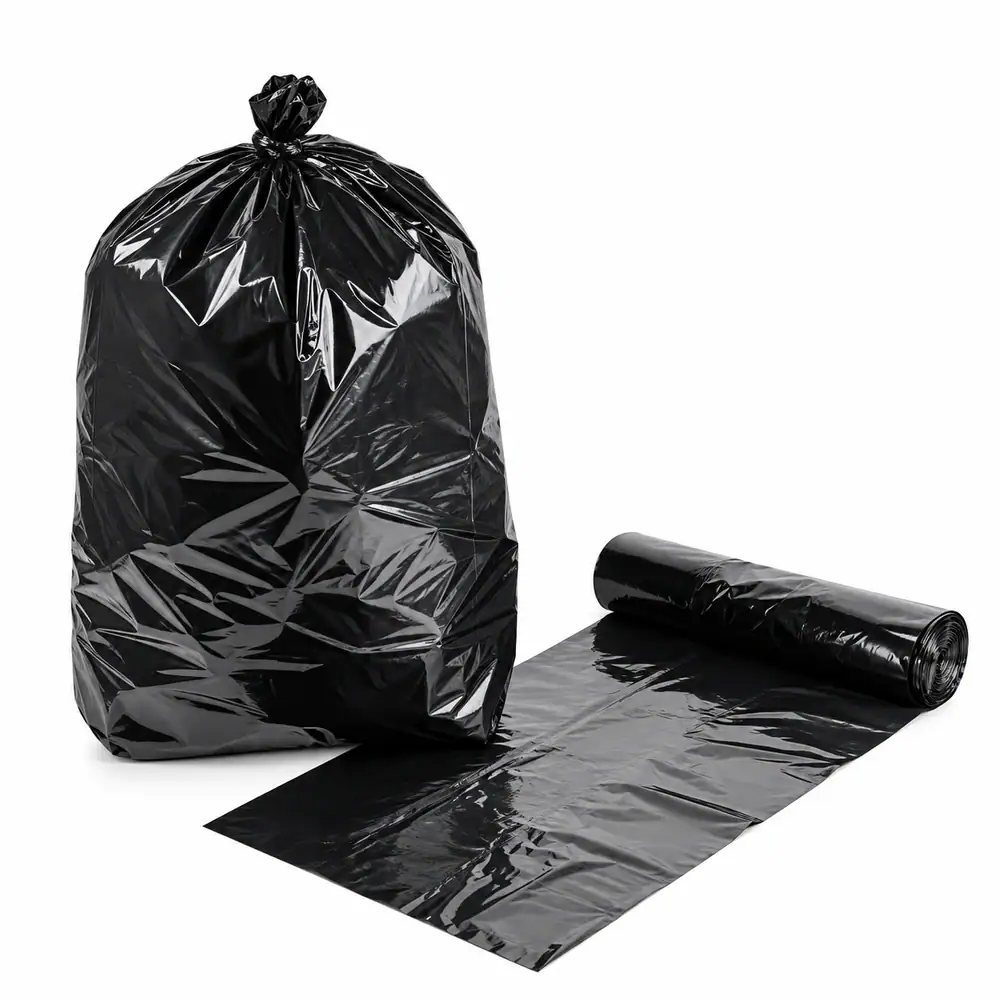 Bolsa para basura negra 20 galones Bolsi Roll