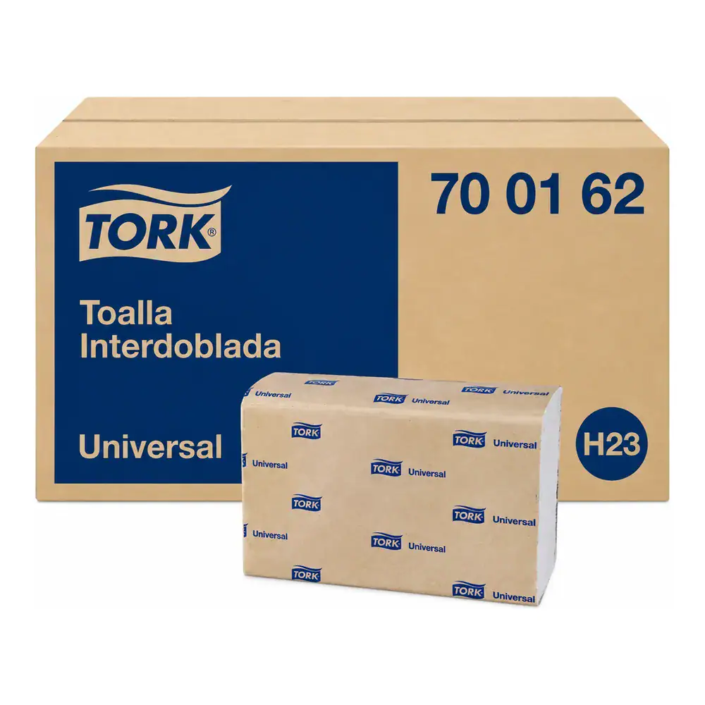 Toalla Interfoliada Tork Universal Eco Natural HD 8 × 250 Hojas