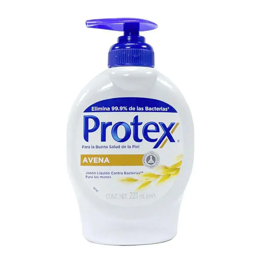 Jabón Líquido Protex Antibacterial Avena 221 ml