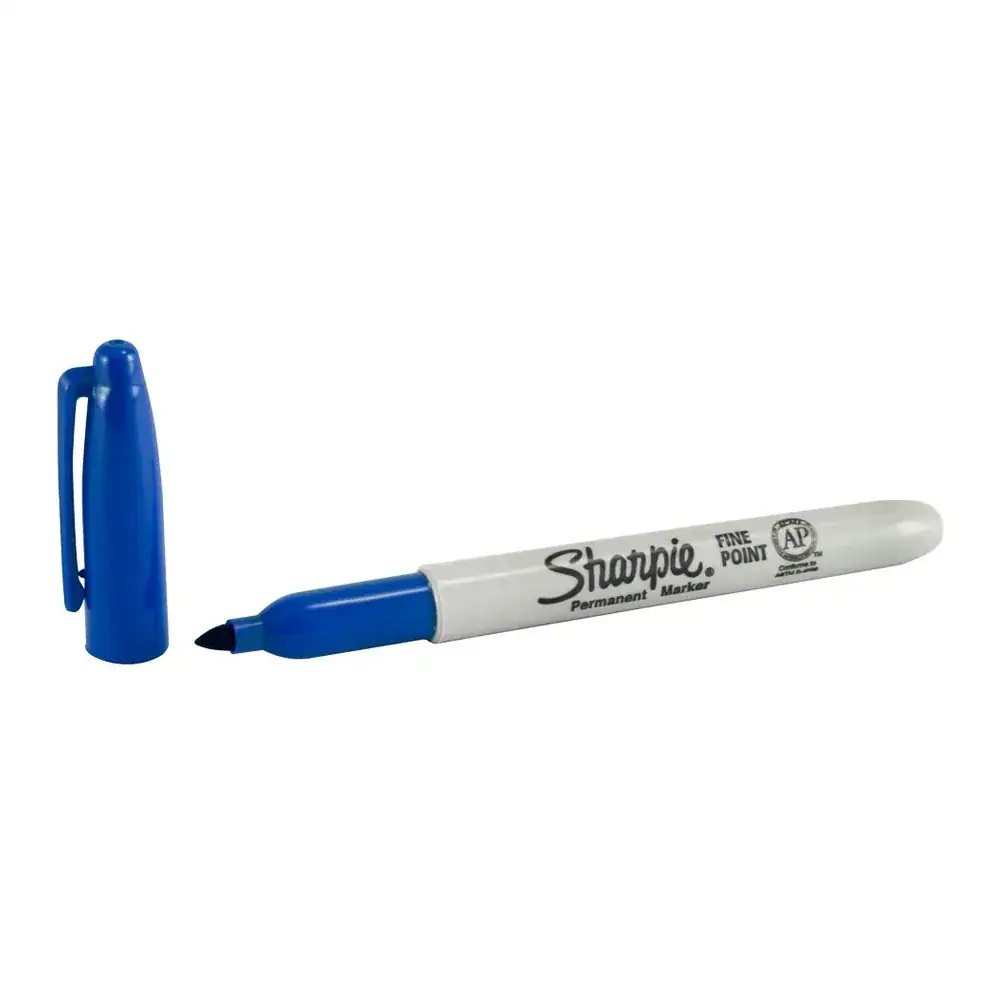 Marcador Sharpie Permanente Punta Fina 30063 Azul