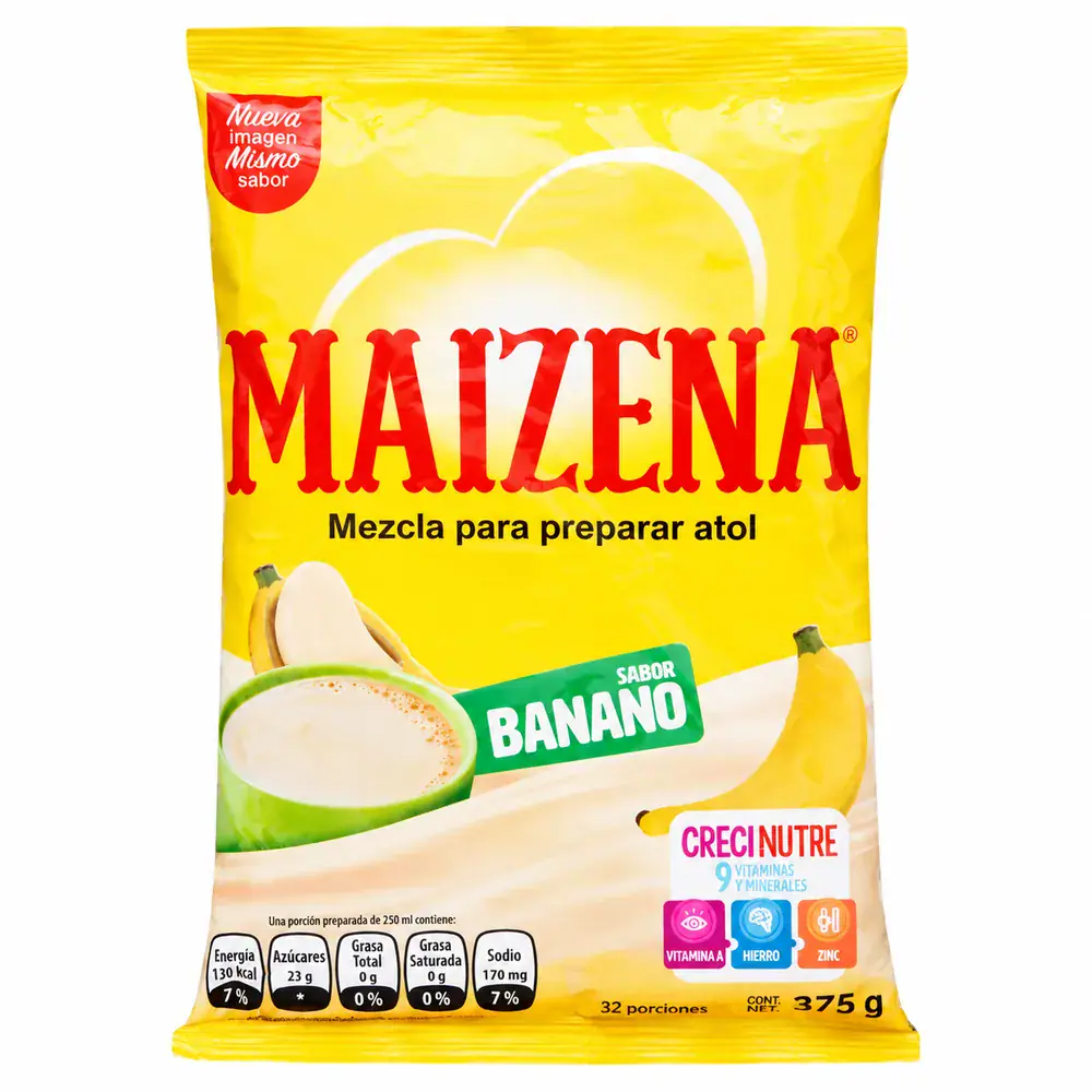 Atol Maizena Sabor Banano 375 g