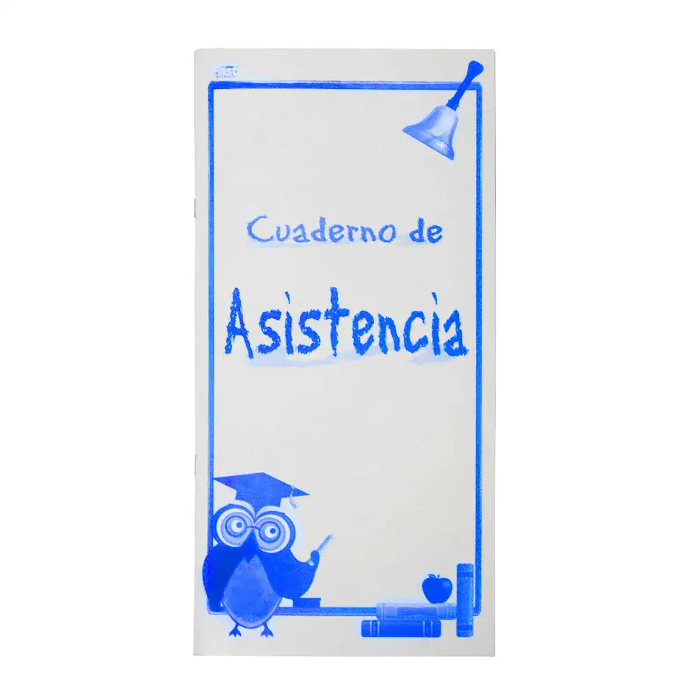 Cuaderno para Asistencia FAST largo 14 hojas 52 alumnos