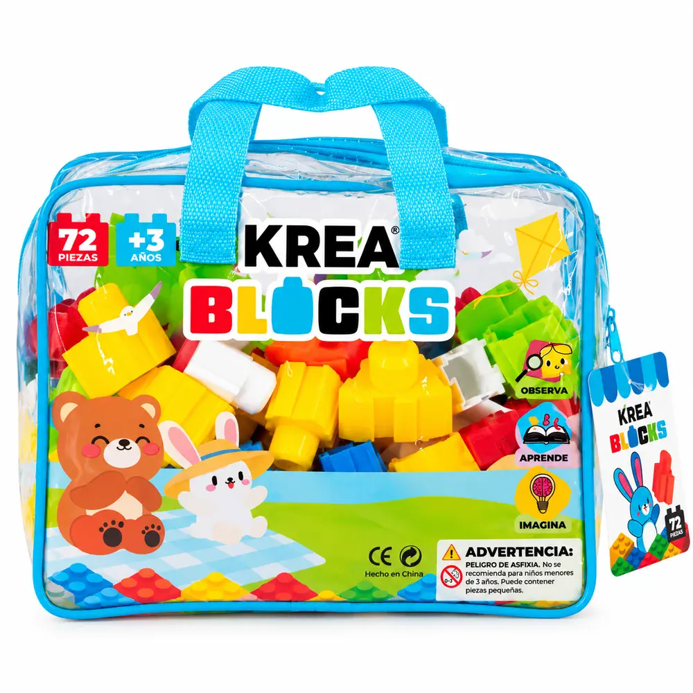 KREA Blocks 72 Piezas bloques de construcción