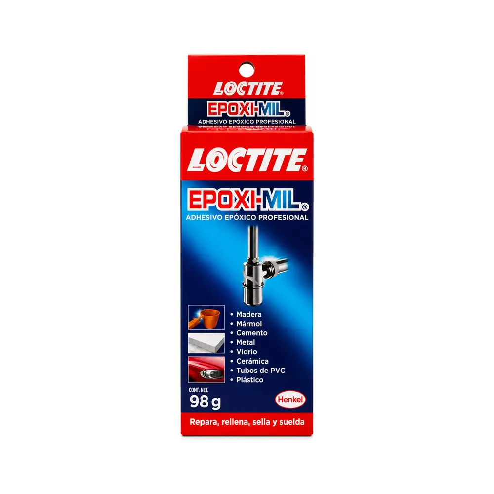 Loctite Epoxi-Mil 98 g gris adhesivo epóxico