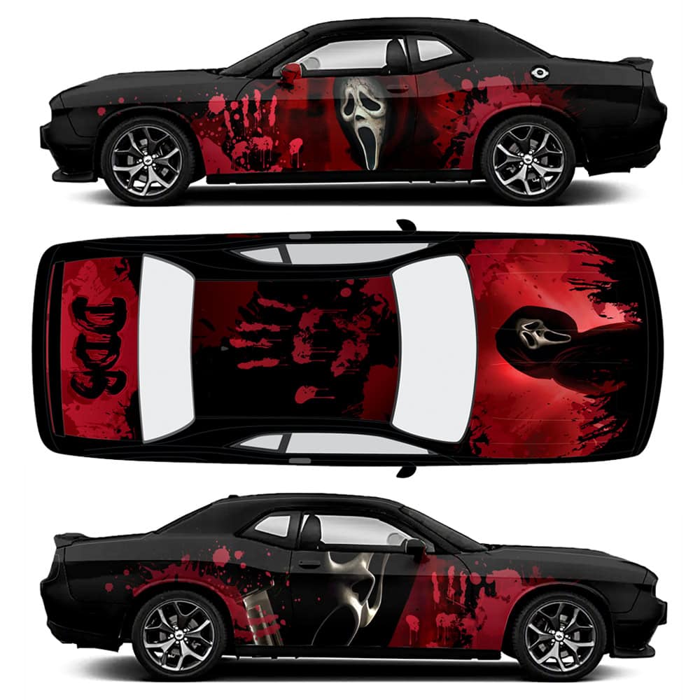 All God Auto Scream Challenger Vehicle Wrap Designs