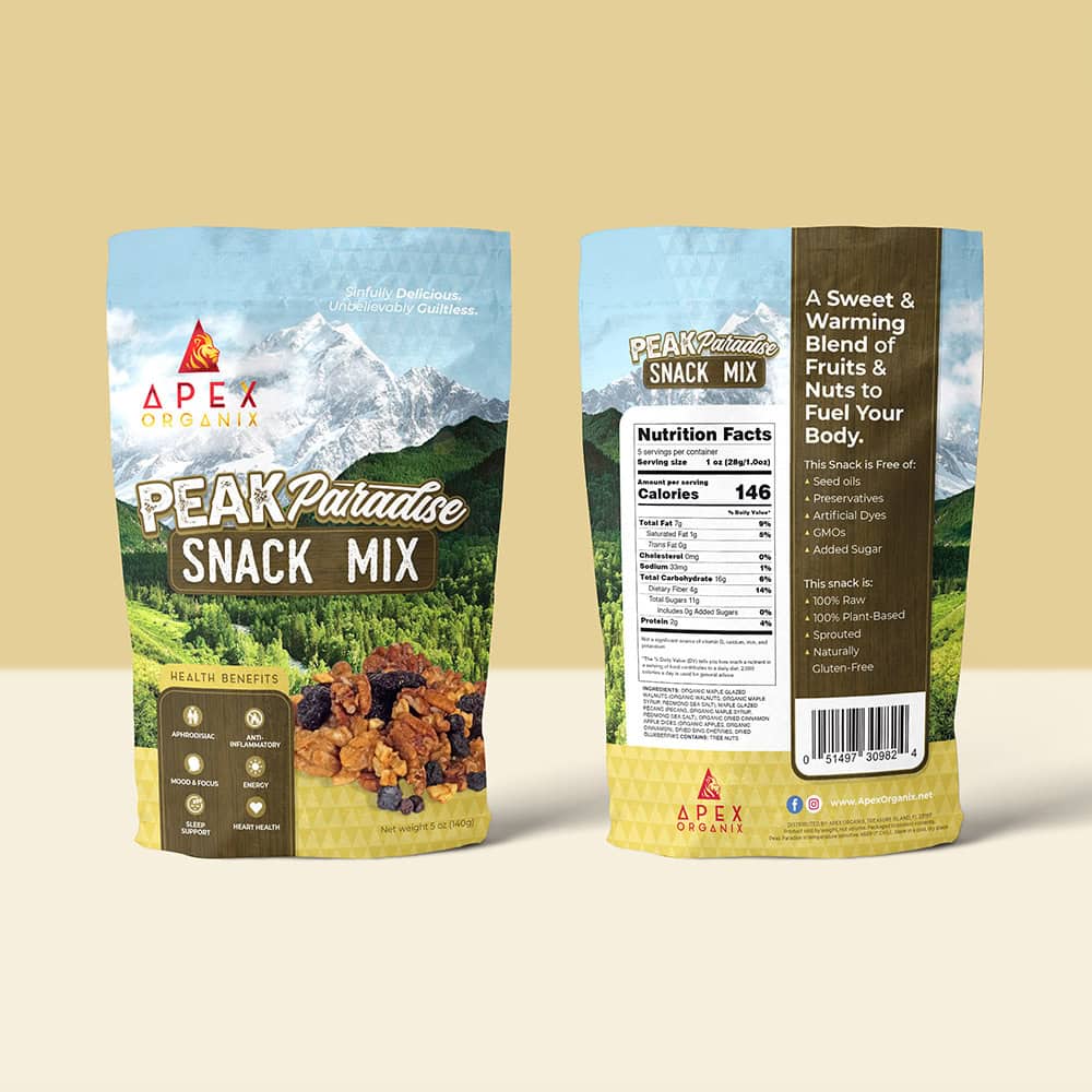 Apex Organix Package Design