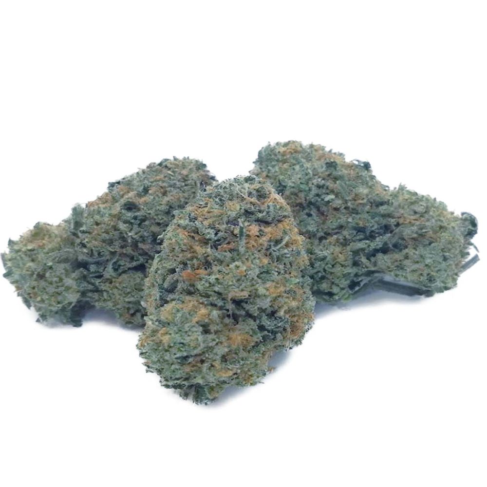 Gorilla Glue Herb strain showcasing dense trichome-covered buds with earthy and pungent aroma profile.