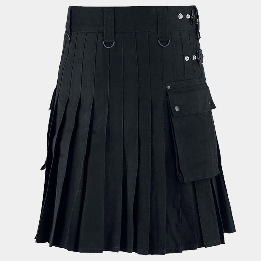 black utility kilt with leather straps 1.jpg