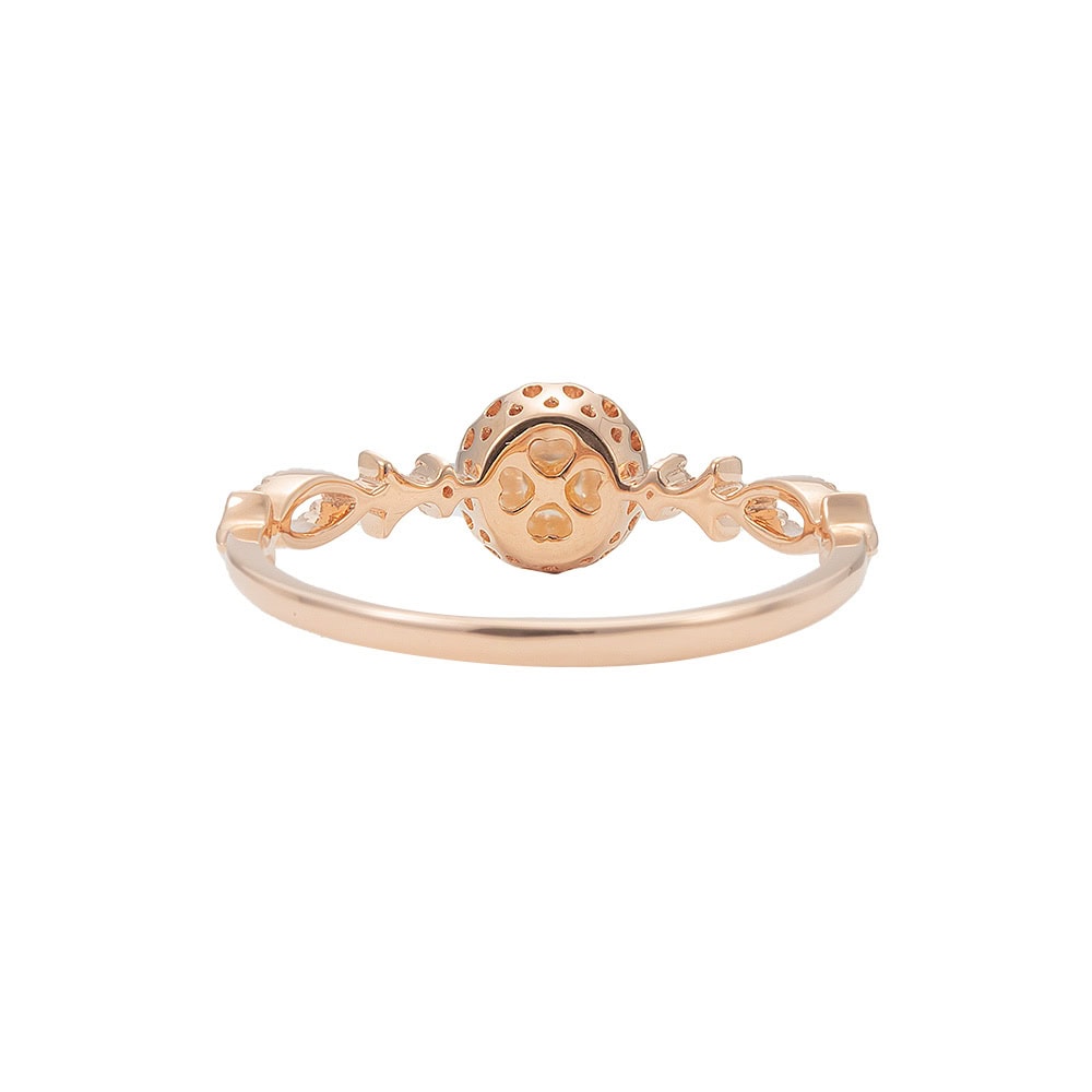 Natural Akoya Pearl Ring With Emerald - Hermione - Image 2