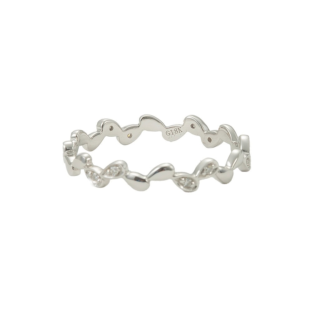 Olive Leaf Wedding Band - Daphne