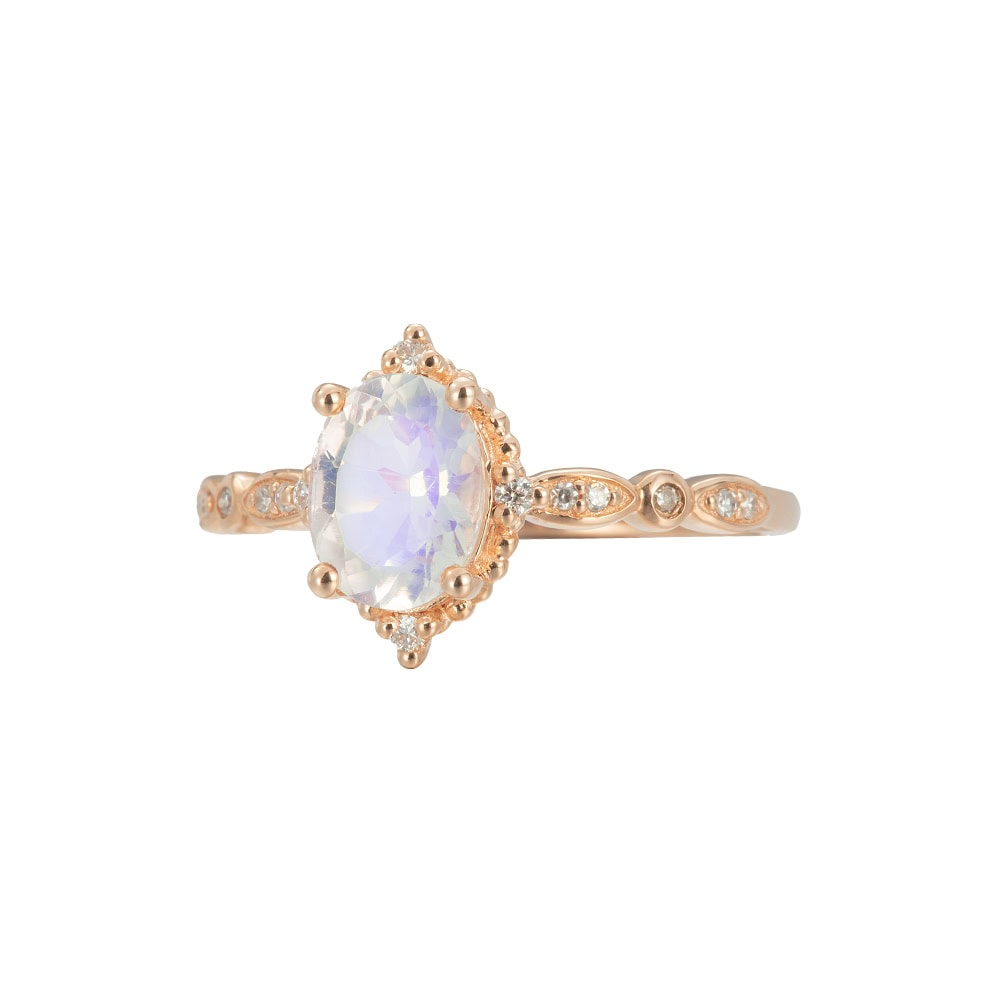 Vintage Moonstone Ring - Catherine - Image 4