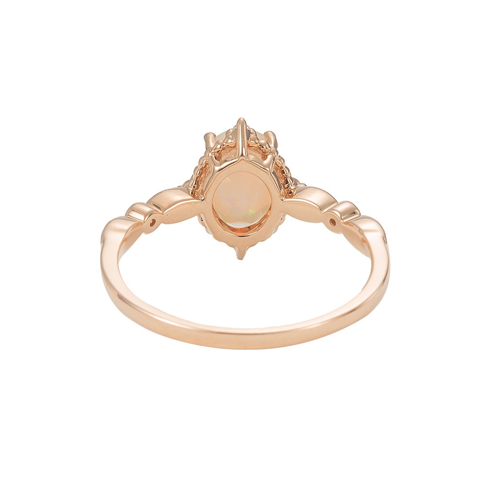 Oval Ethiopian Opal Ring - Clara - Image 3