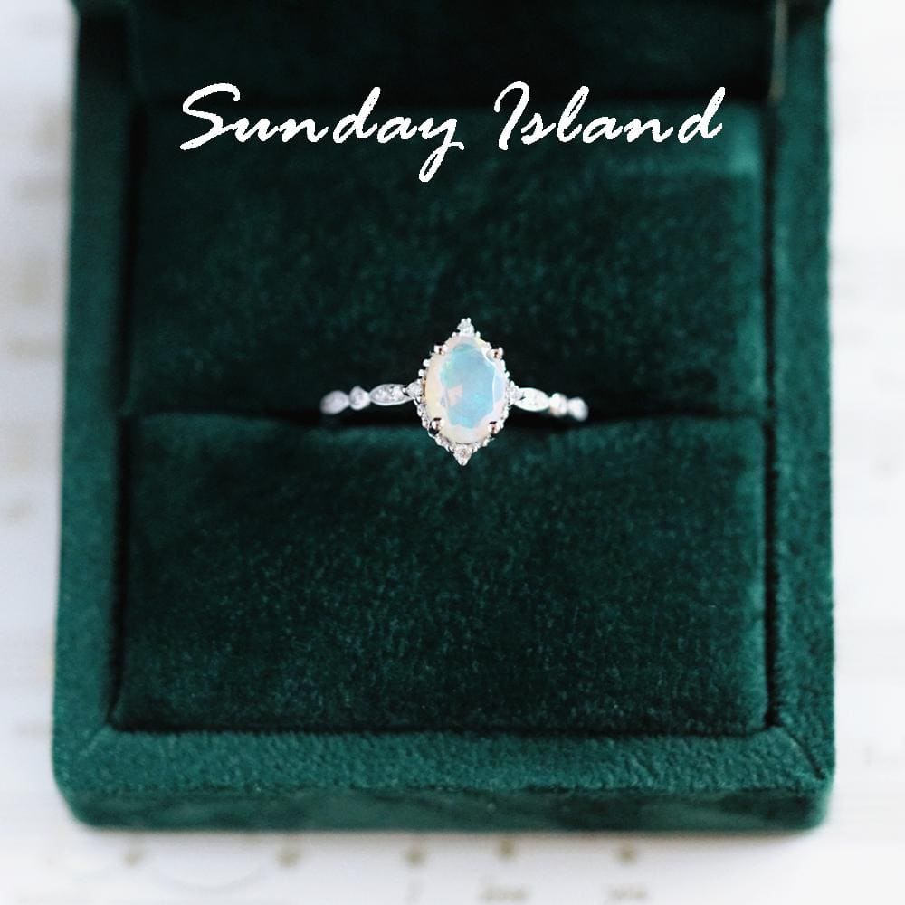 Oval Ethiopian Opal Ring - Clara - Image 5