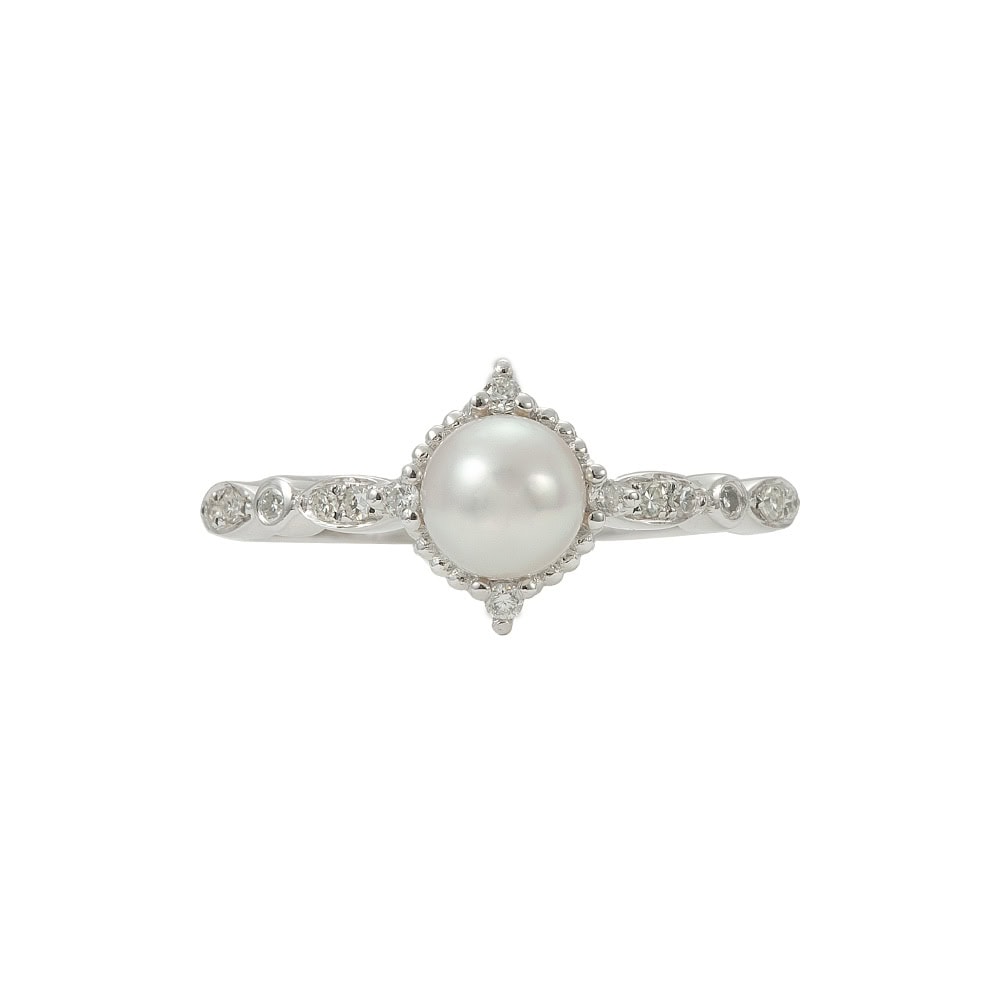 Vintage Akoya Pearl Ring - Rosalina