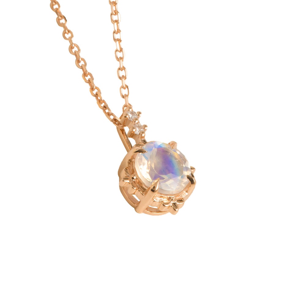 Blue Moonstone Necklace - Yvette - Image 2