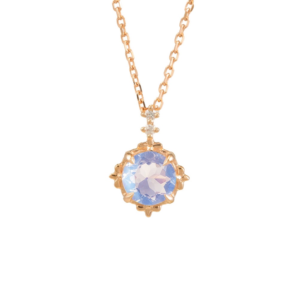 Blue Moonstone Necklace - Yvette