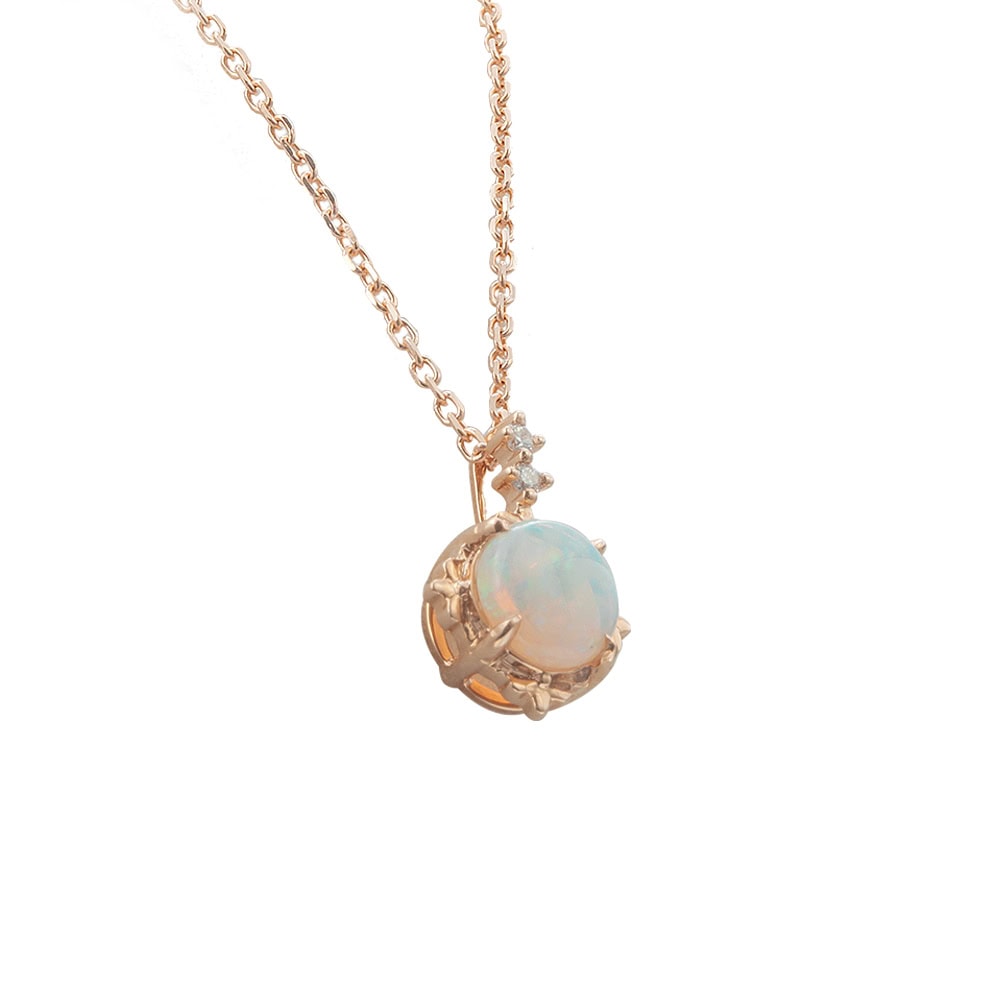Diamond Opal Necklace - Smith - Image 2