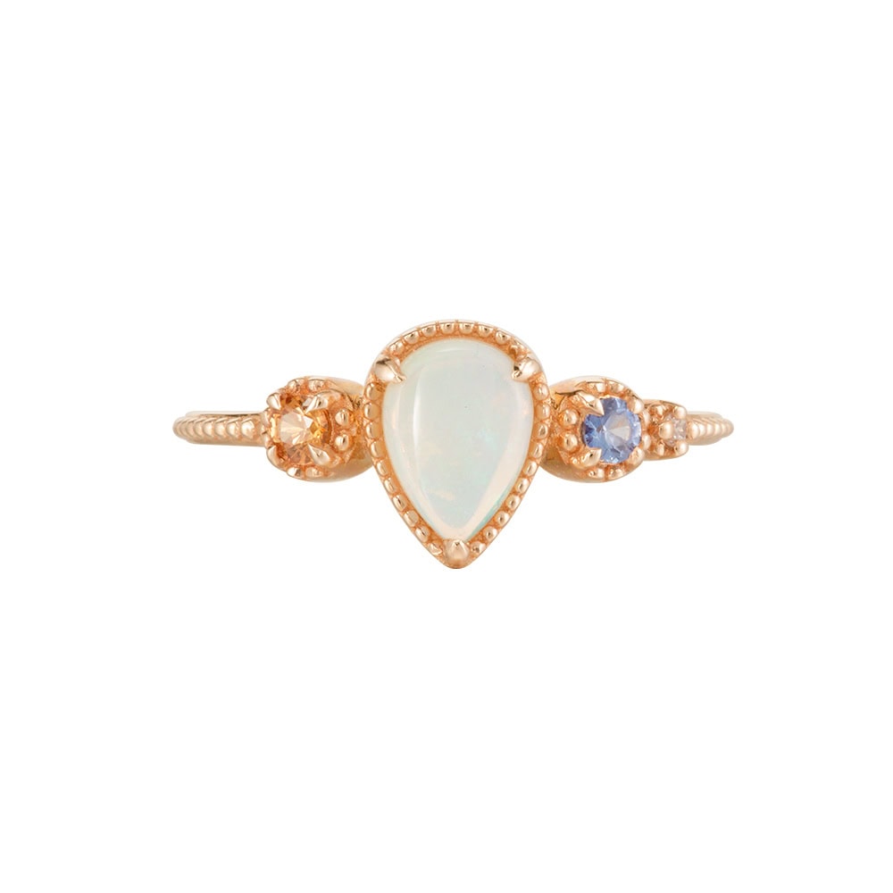 Pearcut Australian Opal Ring - Cristabel