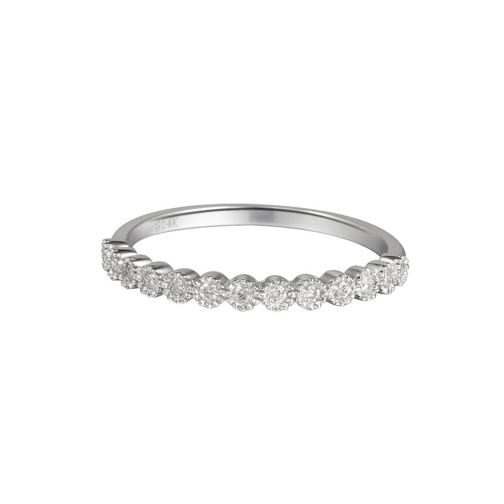 Vintage Diamond Wedding Band – Savannah