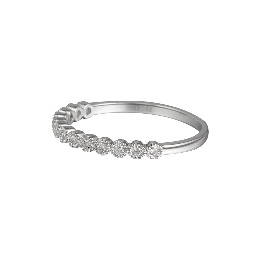 Vintage Diamond Wedding Band – Savannah - Image 2