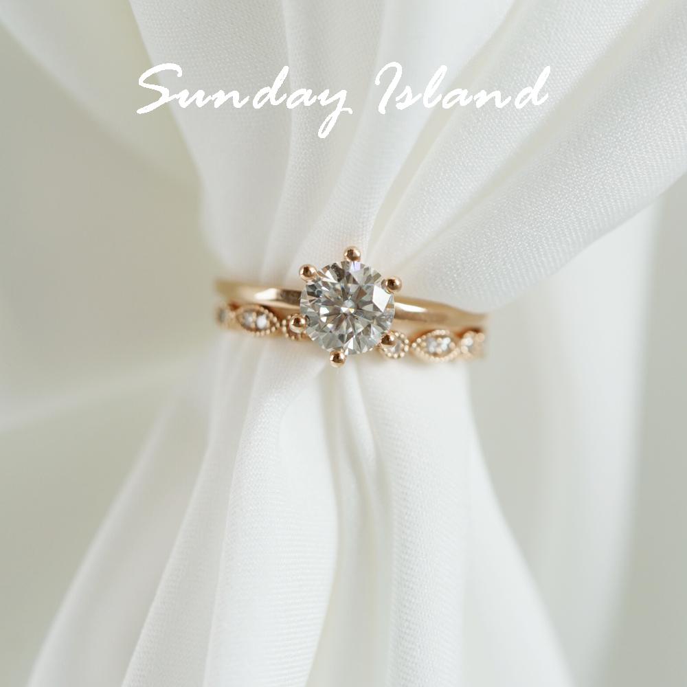 Solitaire Moissanite Engagement Ring – Abigail - Image 2