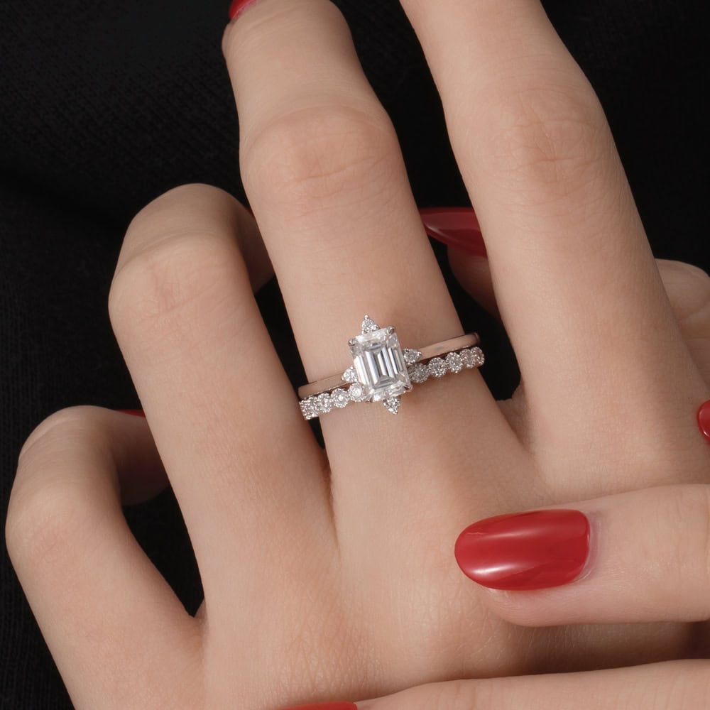 Emerald Cut Aquamarine Ring – Lynn - Image 6
