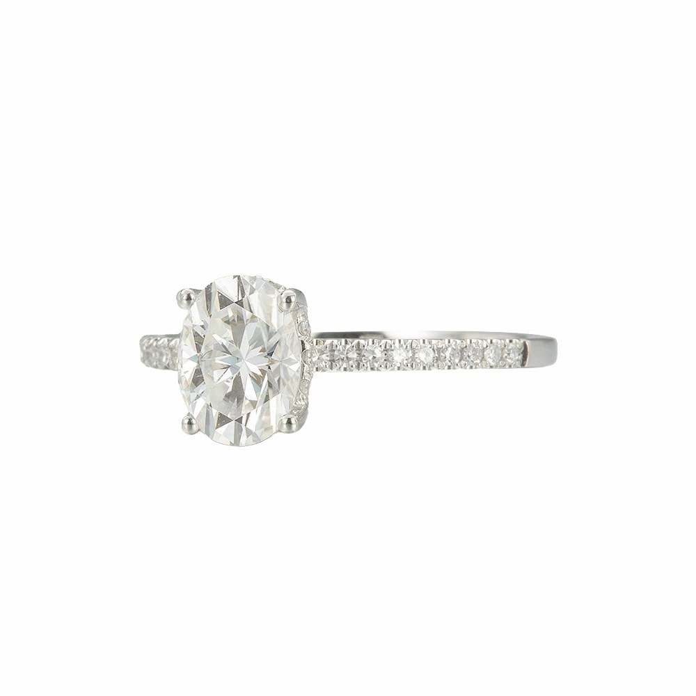 Oval Cut Moissanite Ring - Rosalie - Image 2