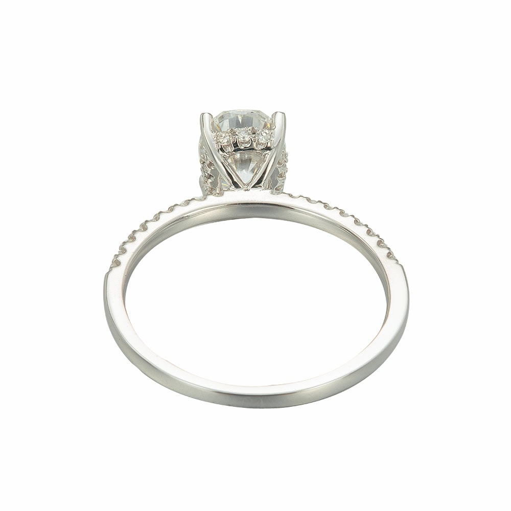 Oval Cut Moissanite Ring - Rosalie - Image 4