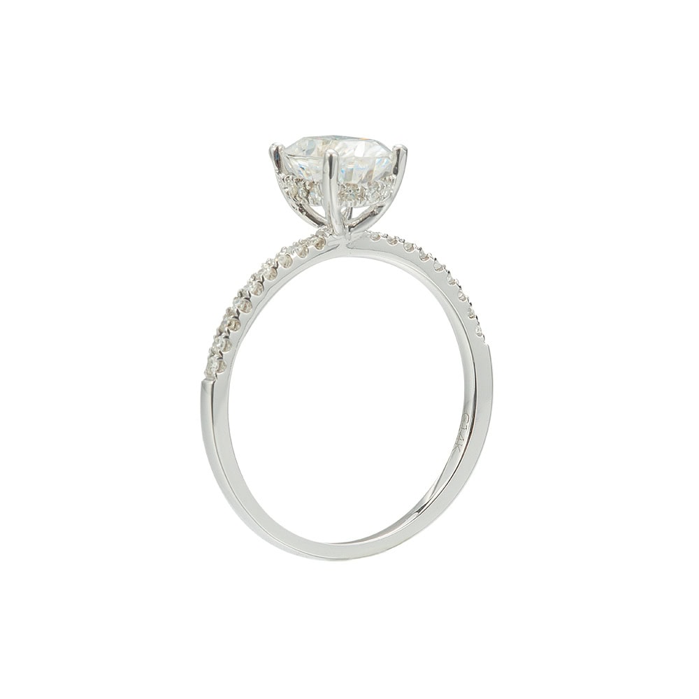 Oval Cut Moissanite Ring - Rosalie - Image 3