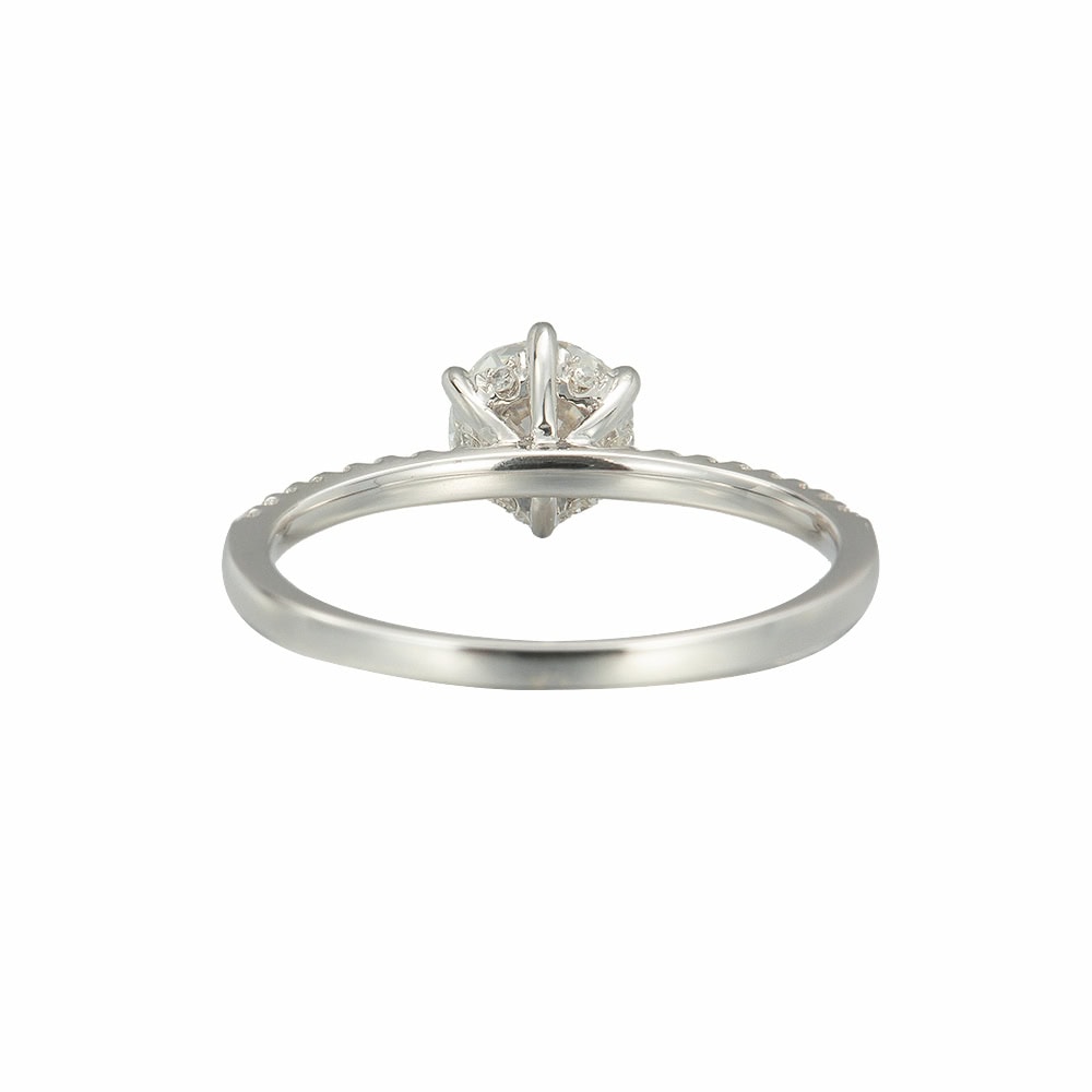 Round Cut Moissanite Engagement Ring - Magnolia - Image 3
