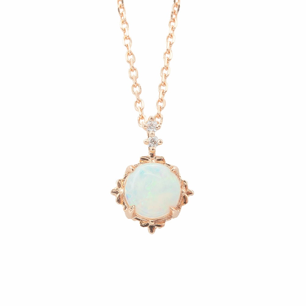 Diamond Opal Necklace - Smith