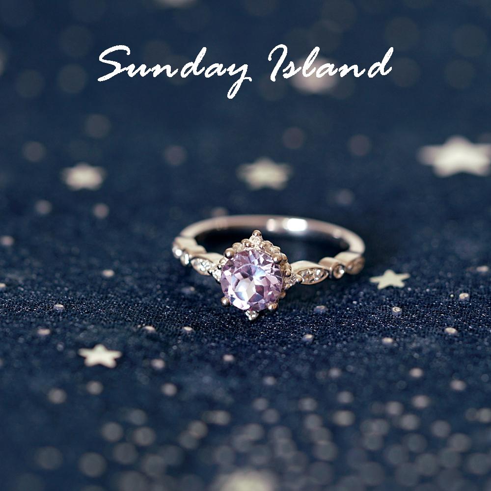 Round Cut Vintage Alexandrite Engagement Ring – Miriam - Image 2