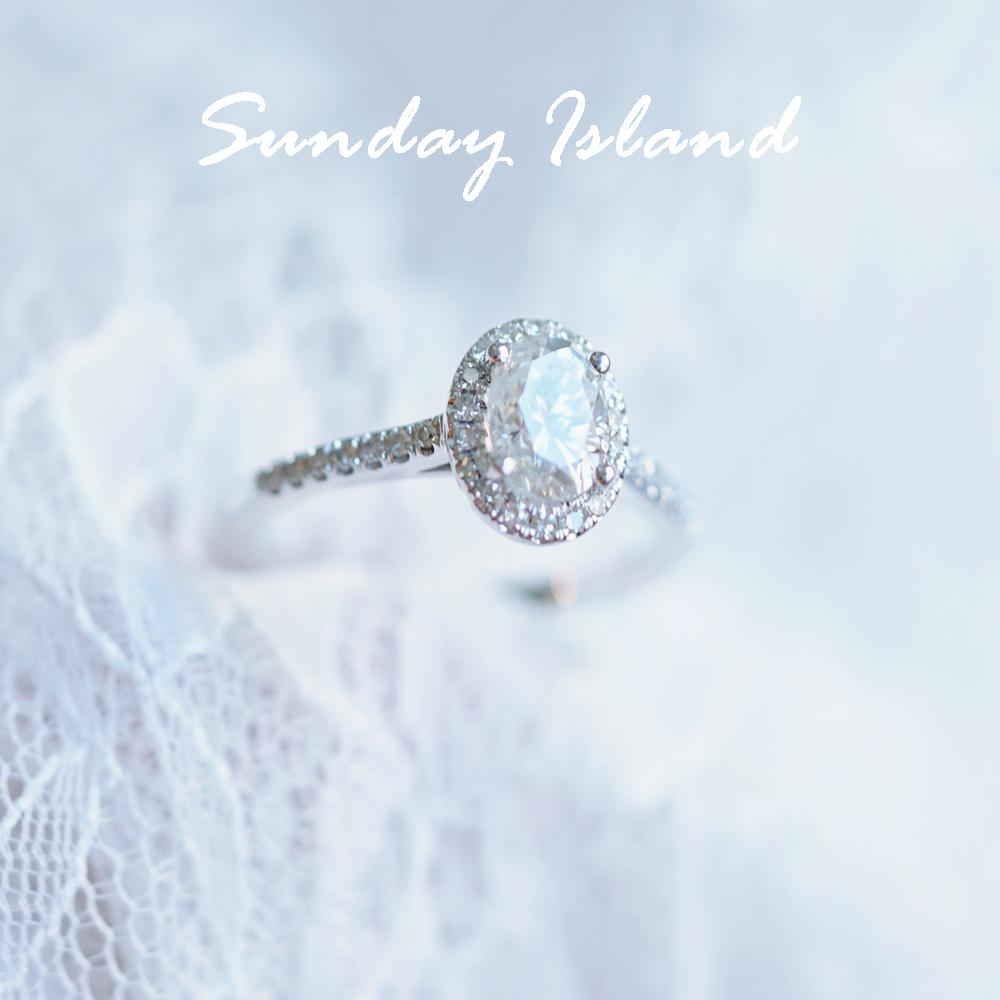 Oval Moissanite Halo Ring - Kinsley - Image 4