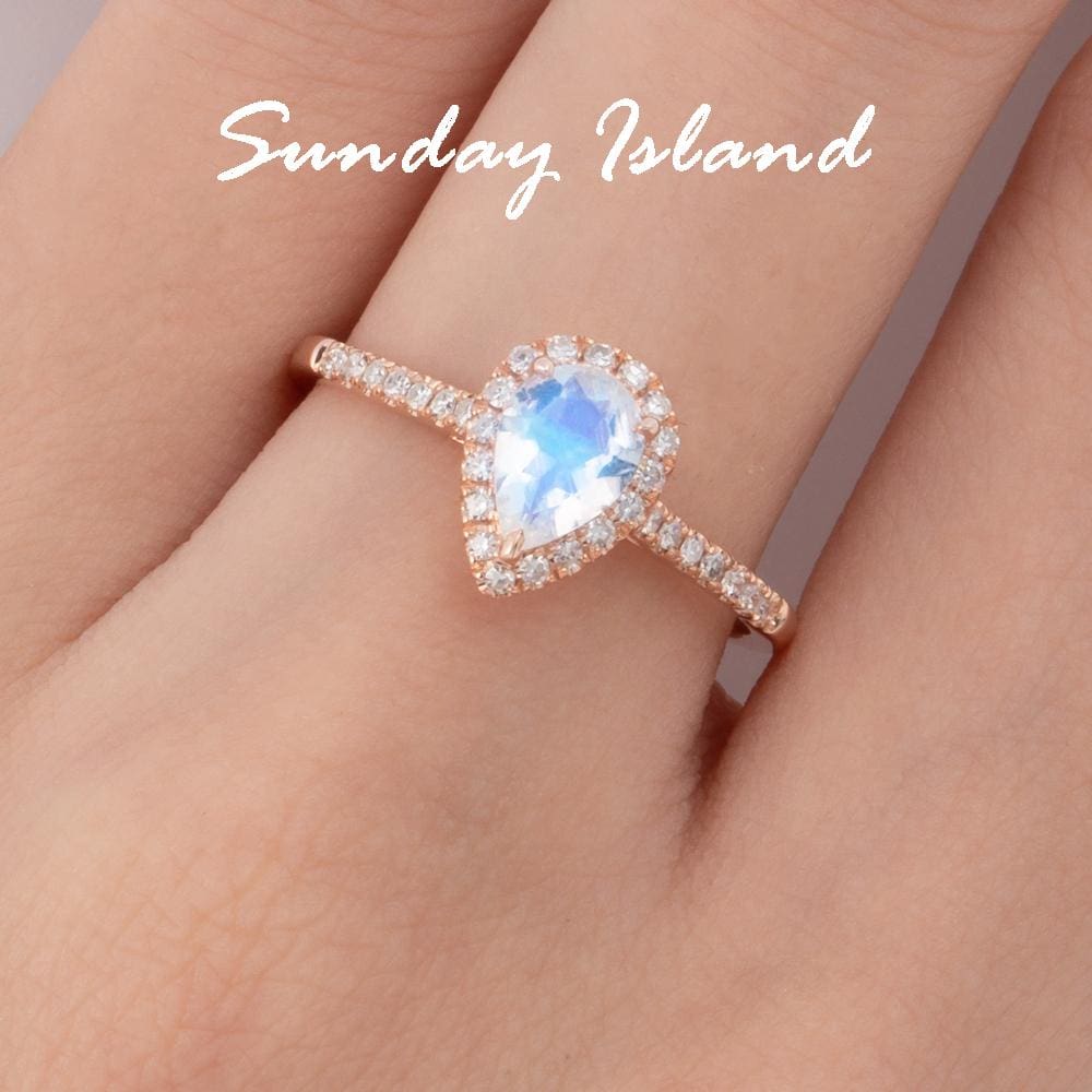 Pearcut Halo Moonstone Ring – Shiloh - Image 6