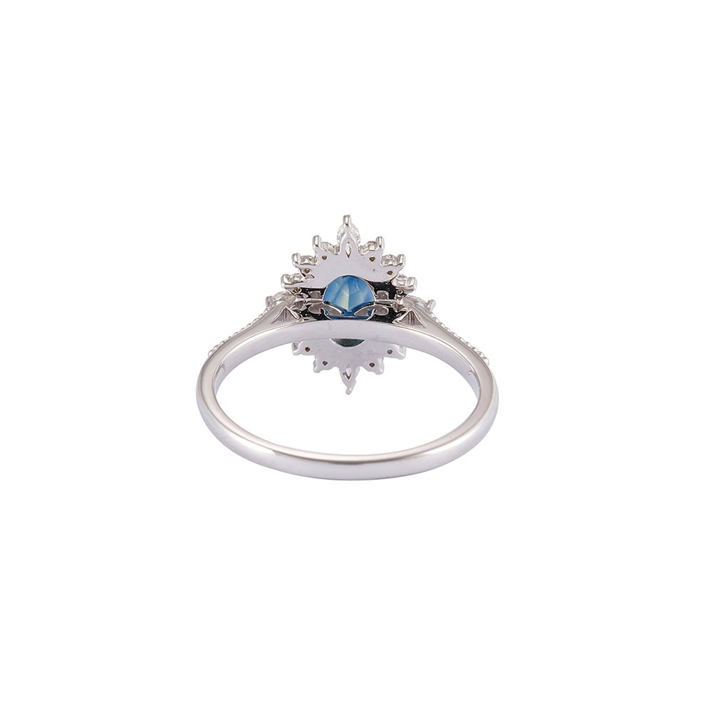 Art Deco Oval Monstone Ring - Melody - Image 2