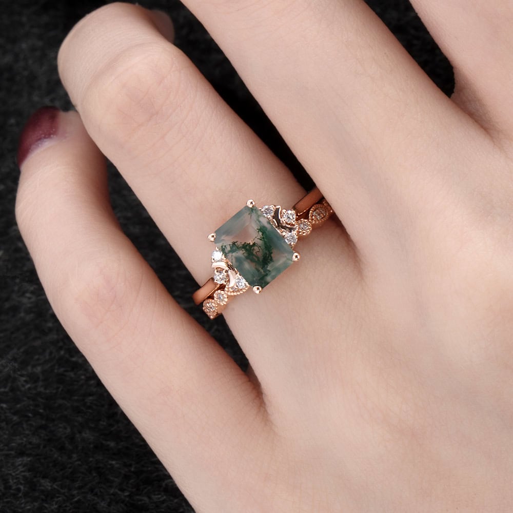 Vintage Diamond Wedding Band - Vera - Image 9